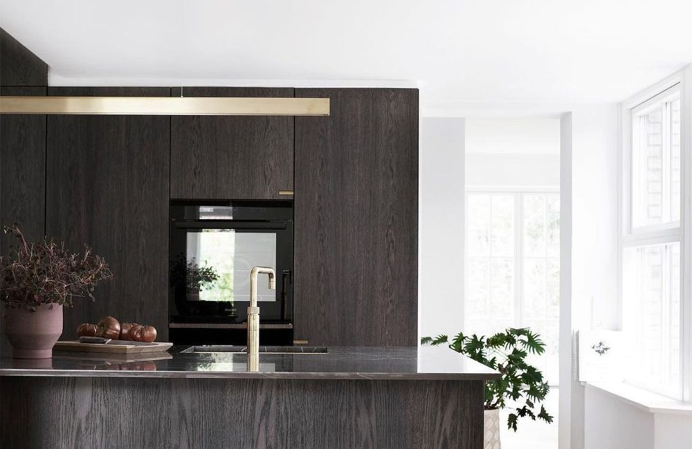 Contrasting play between light and dark in Nicolaj Bo kitchen